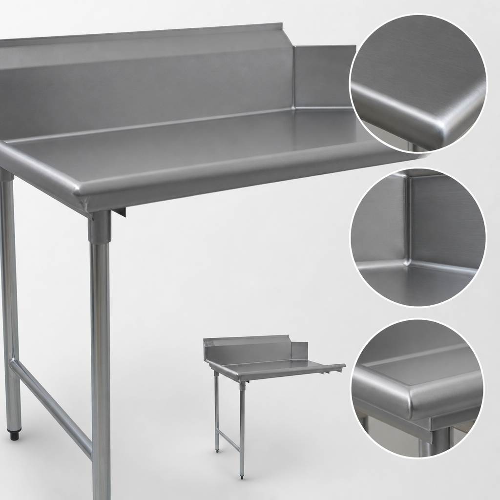 16-Gauge 304 Stainless Steel Top
