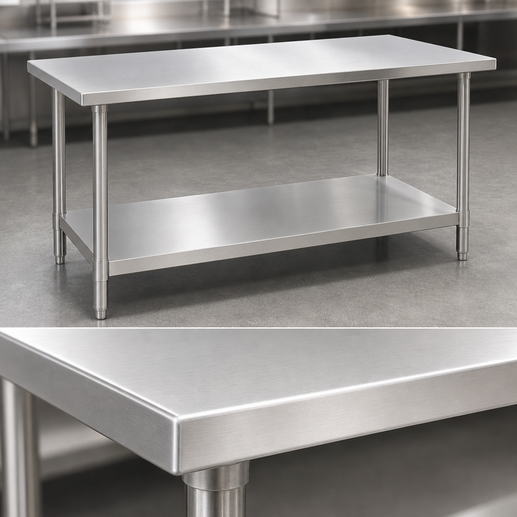 14-Gauge Stainless Steel Top