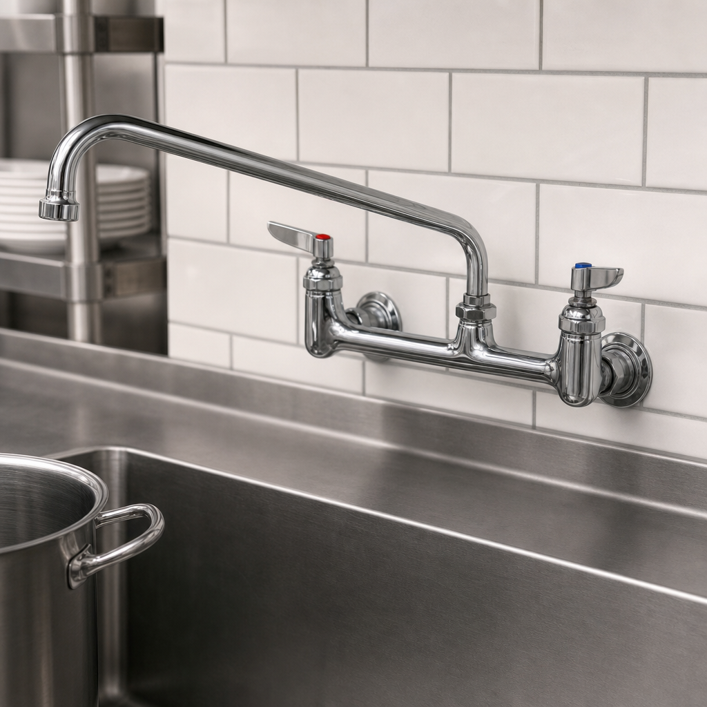 Wall-Mount Mixing Faucet