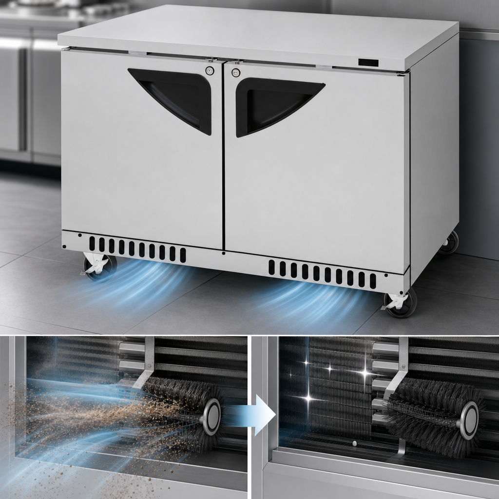 Self-Cleaning Condenser