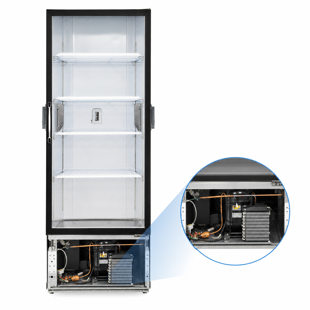 Bottom-Mounted Self-Contained R290 Refrigeration
