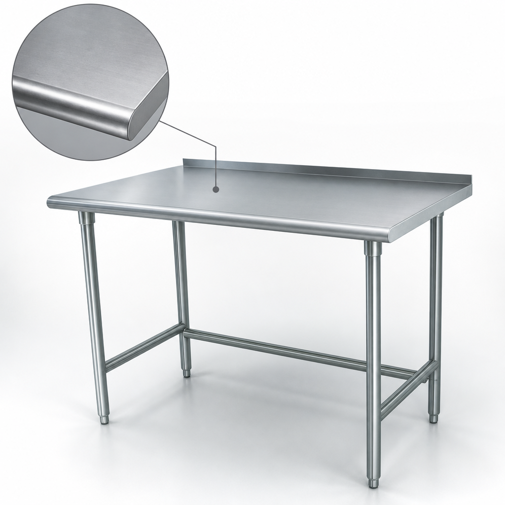 16-Gauge 430-Series Stainless Steel Top