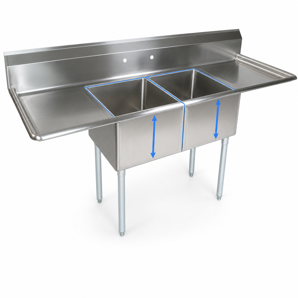 Dual 12-Inch Deep Bowls