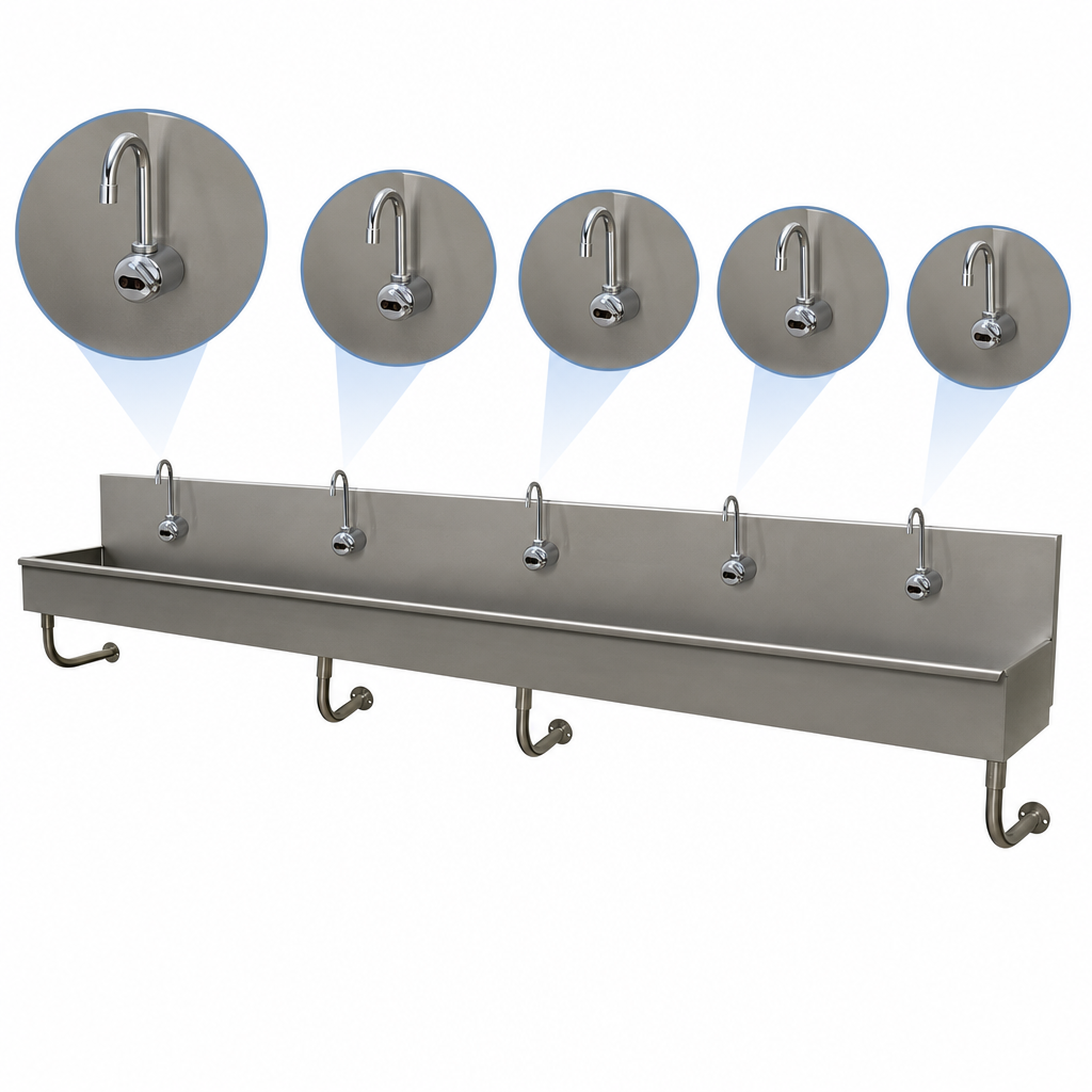 Five Electronic Faucets Included