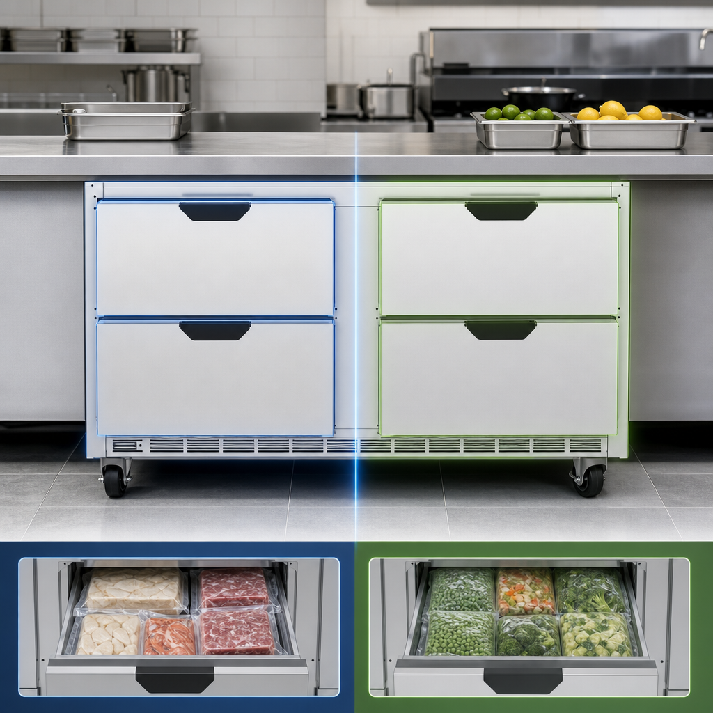 Two-Section Undercounter Design