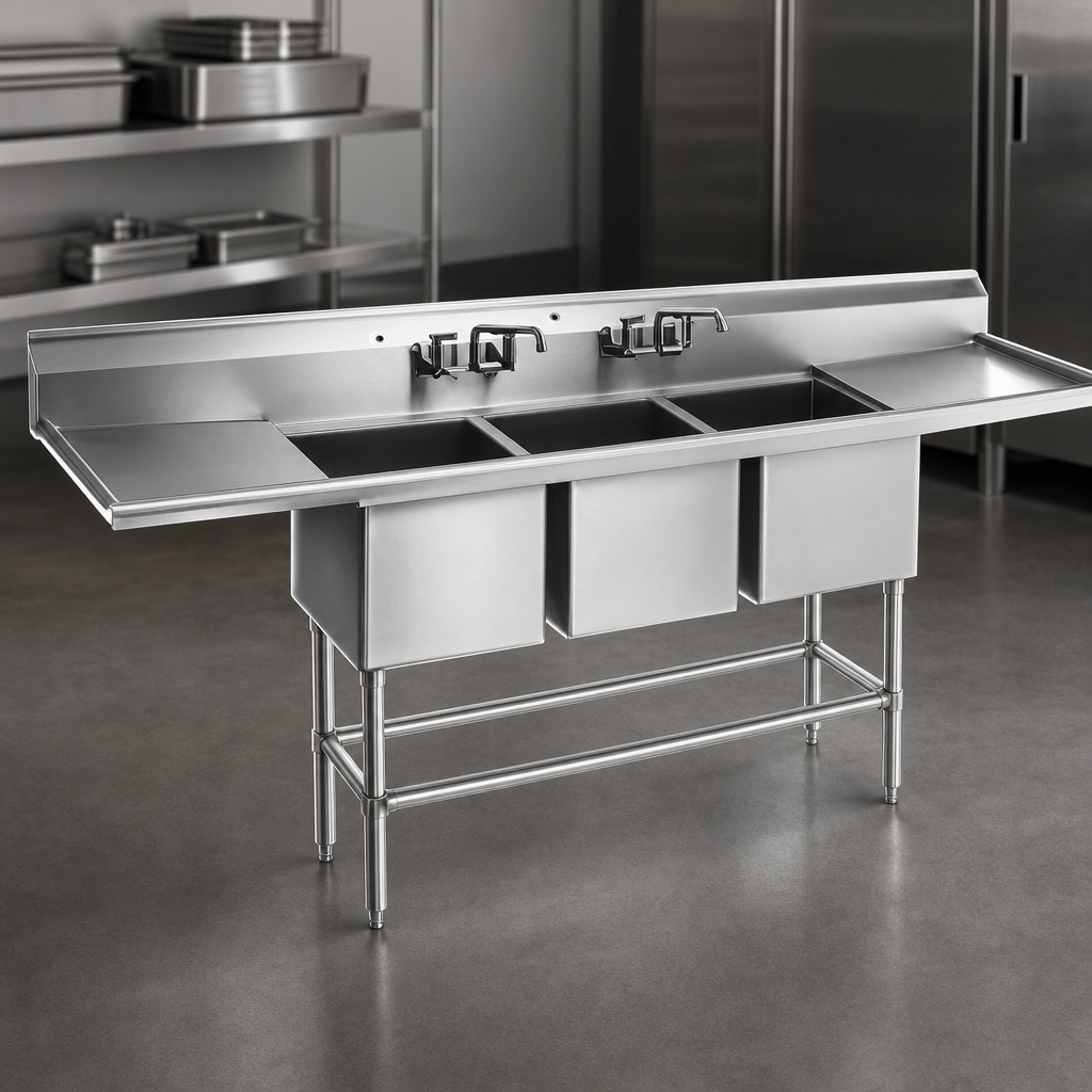 14 Gauge 300 Series Stainless Steel Construction