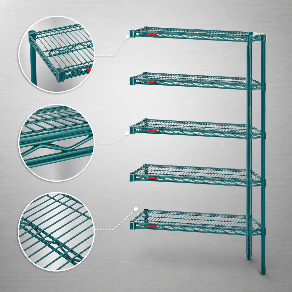 Patented QuadTruss Shelves