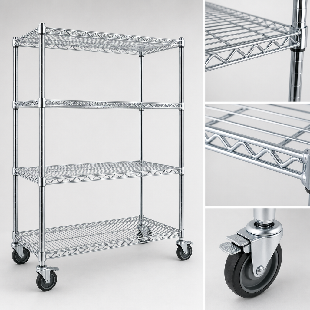 Patented QuadTruss Shelves