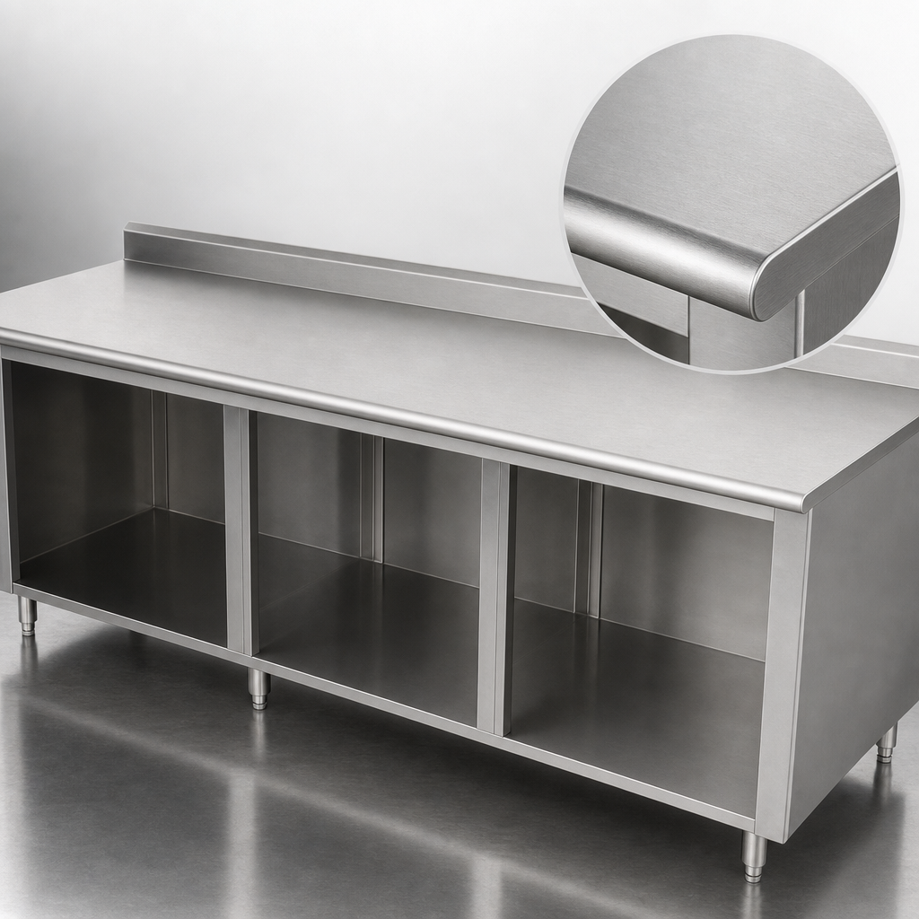 14 Gauge 304 Stainless Steel Top