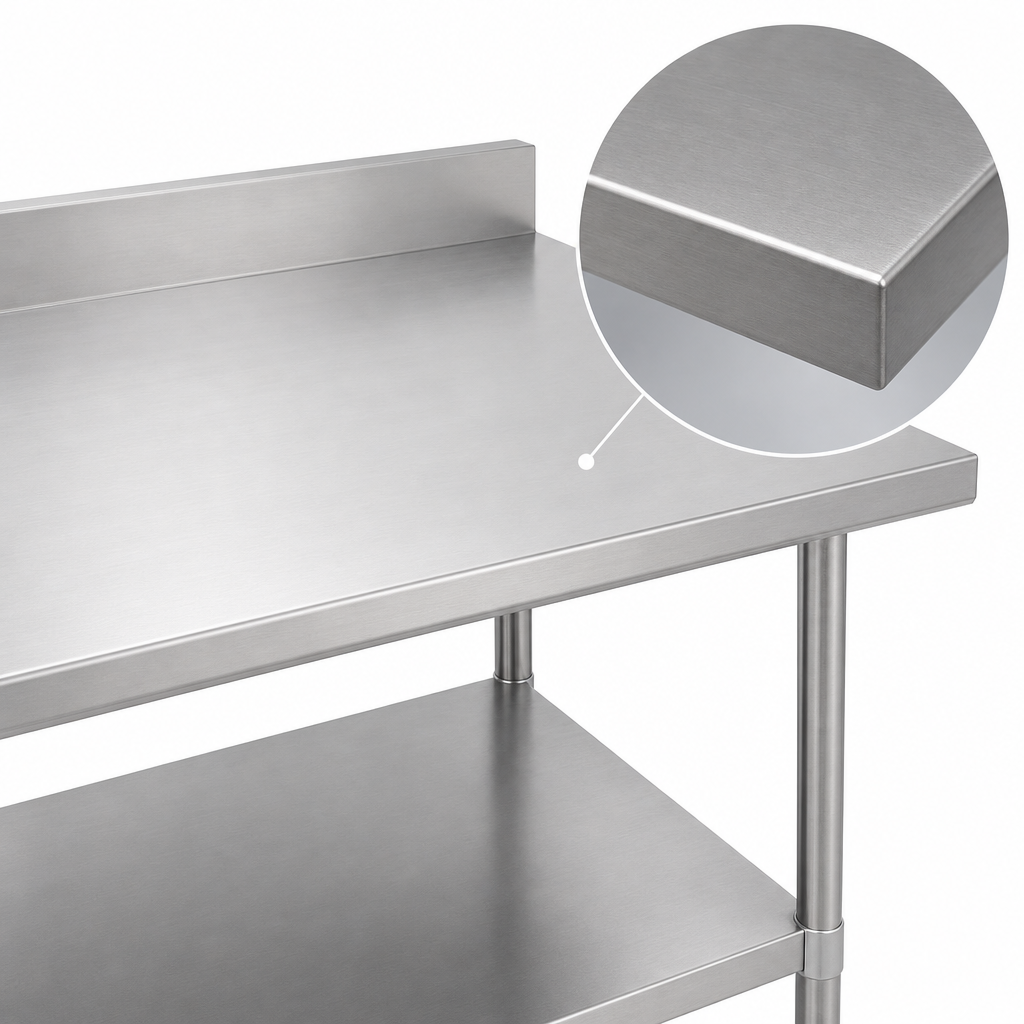 16-Gauge 400-Series Stainless Steel Top