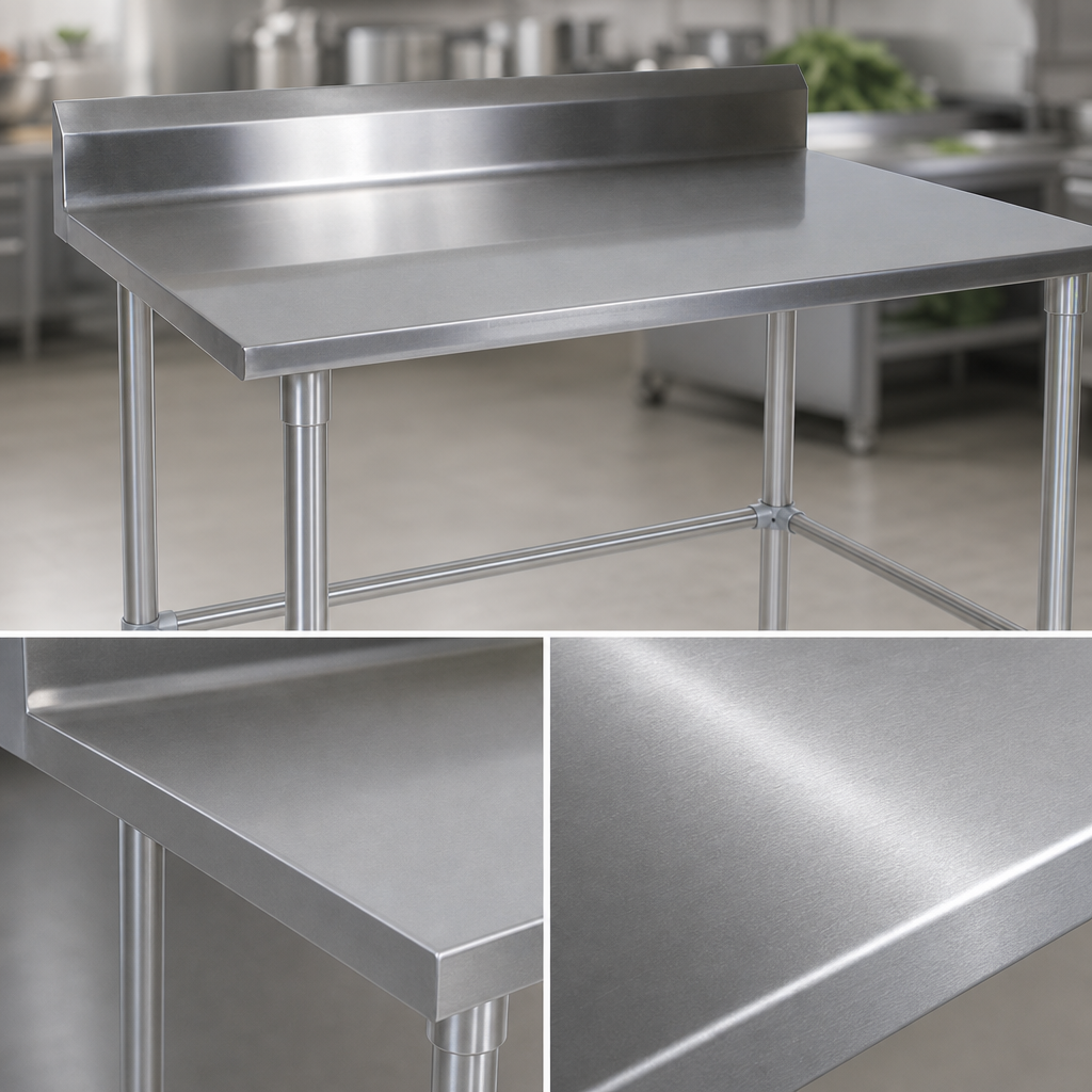 14-Gauge 300-Series Stainless Steel Top