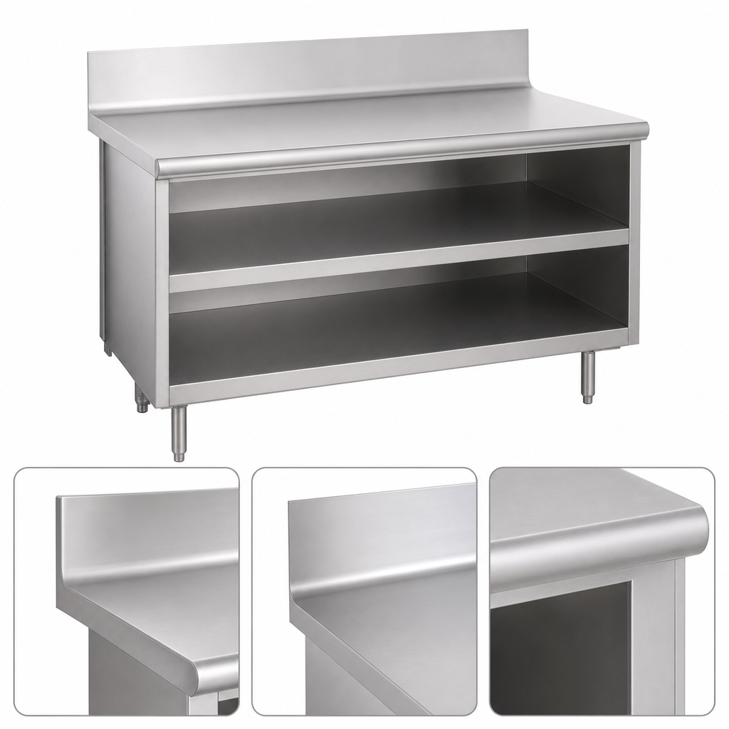 16-Gauge 304 Stainless Steel Top