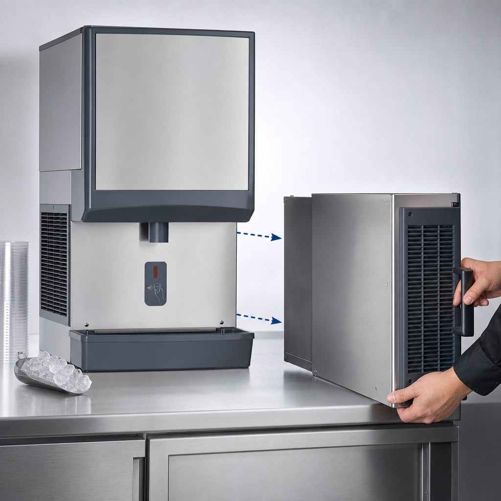 Removable Water-Cooled Icemaker