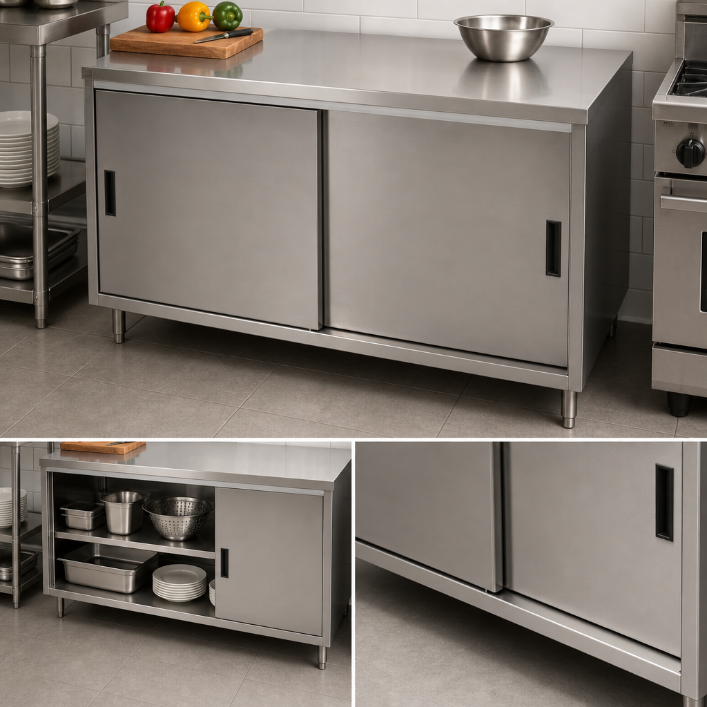 Sliding Door Cabinet Base