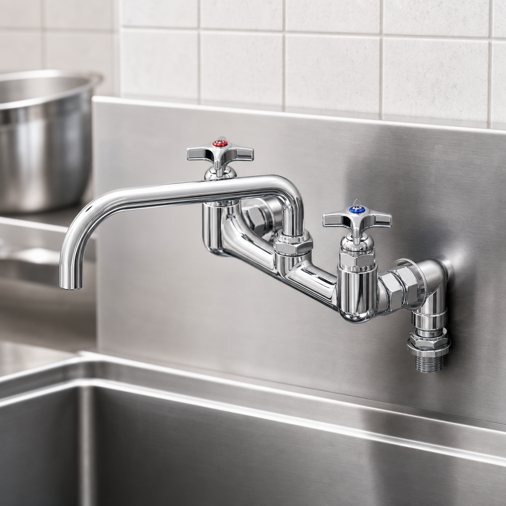 Polished Chrome Plated Brass Construction