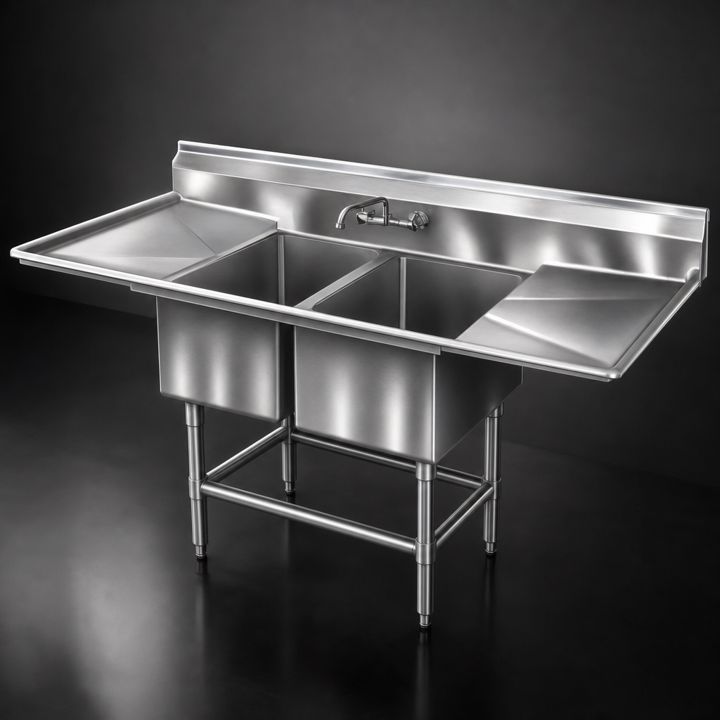 14-Gauge 300-Series Stainless Steel Construction