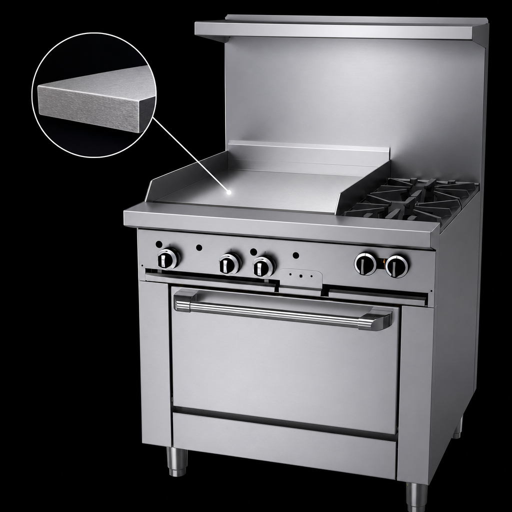 Thick Steel Griddle Plate