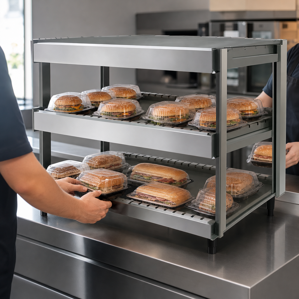 Pass-Thru Dual-Shelf Layout