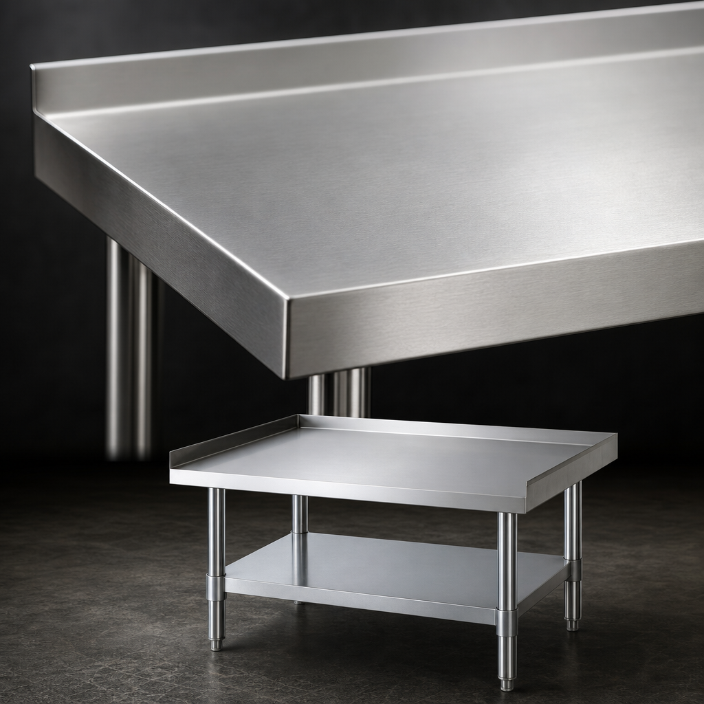 18-Gauge Stainless Steel Top