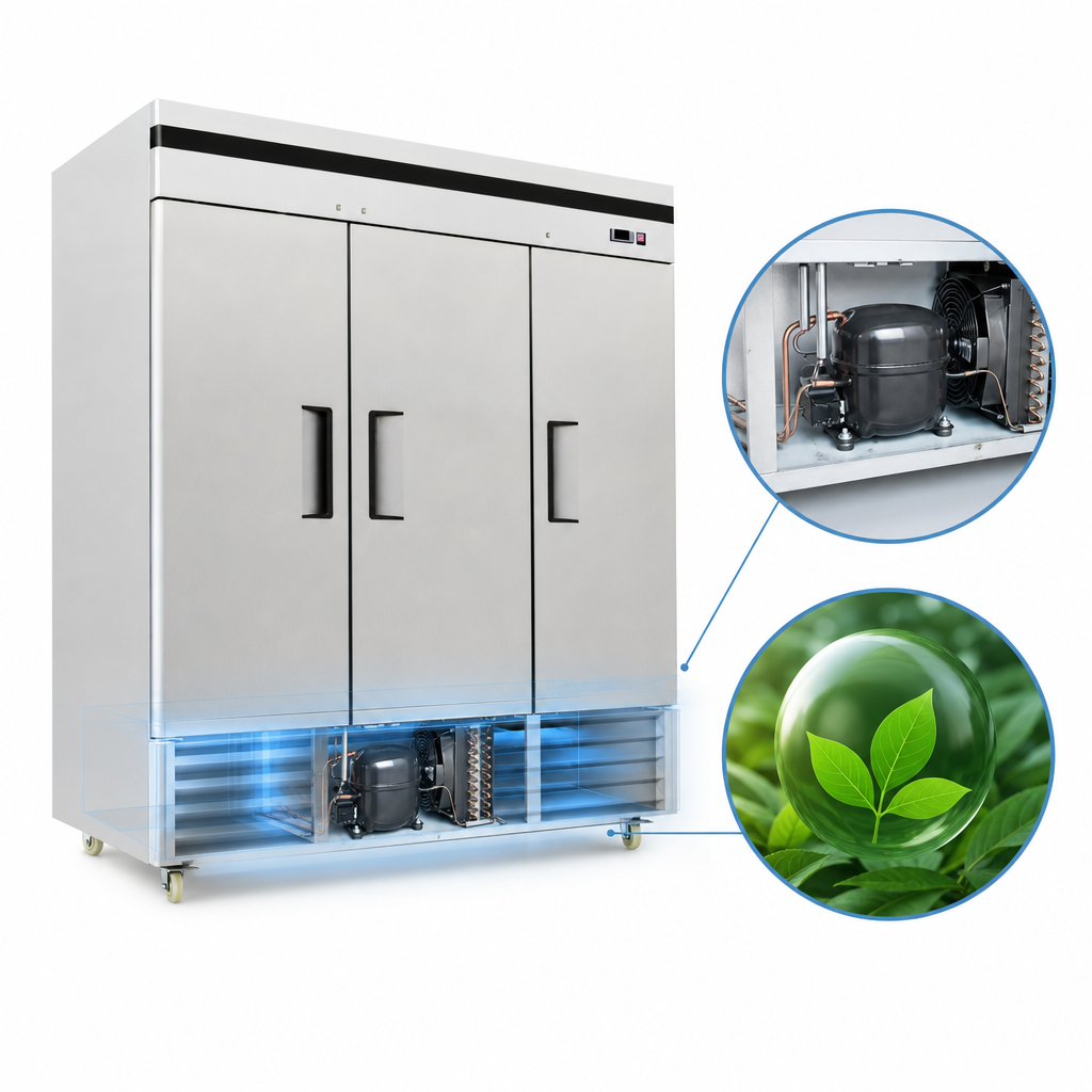 Bottom-Mount Self-Contained Refrigeration