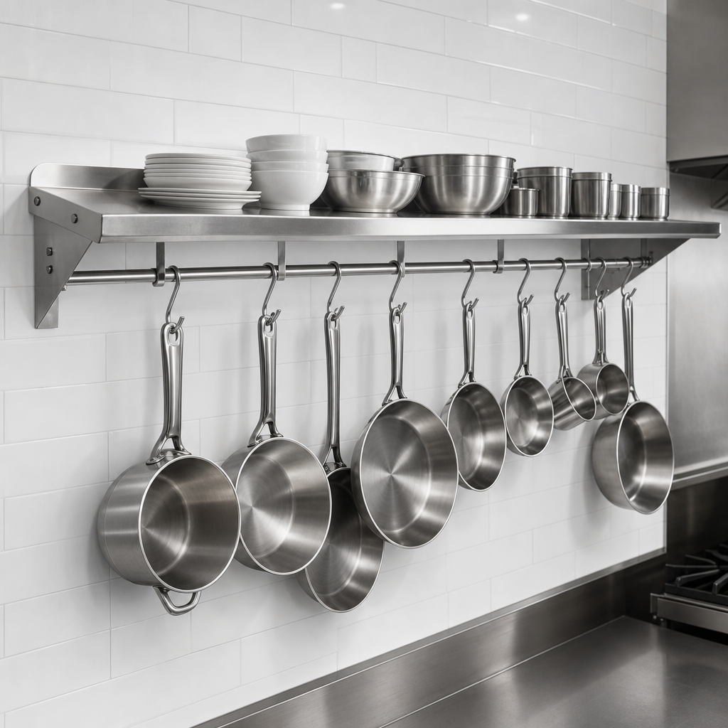 Integrated Pot Rack