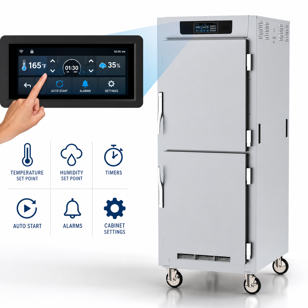 6.8-Inch Touch-Screen Controls