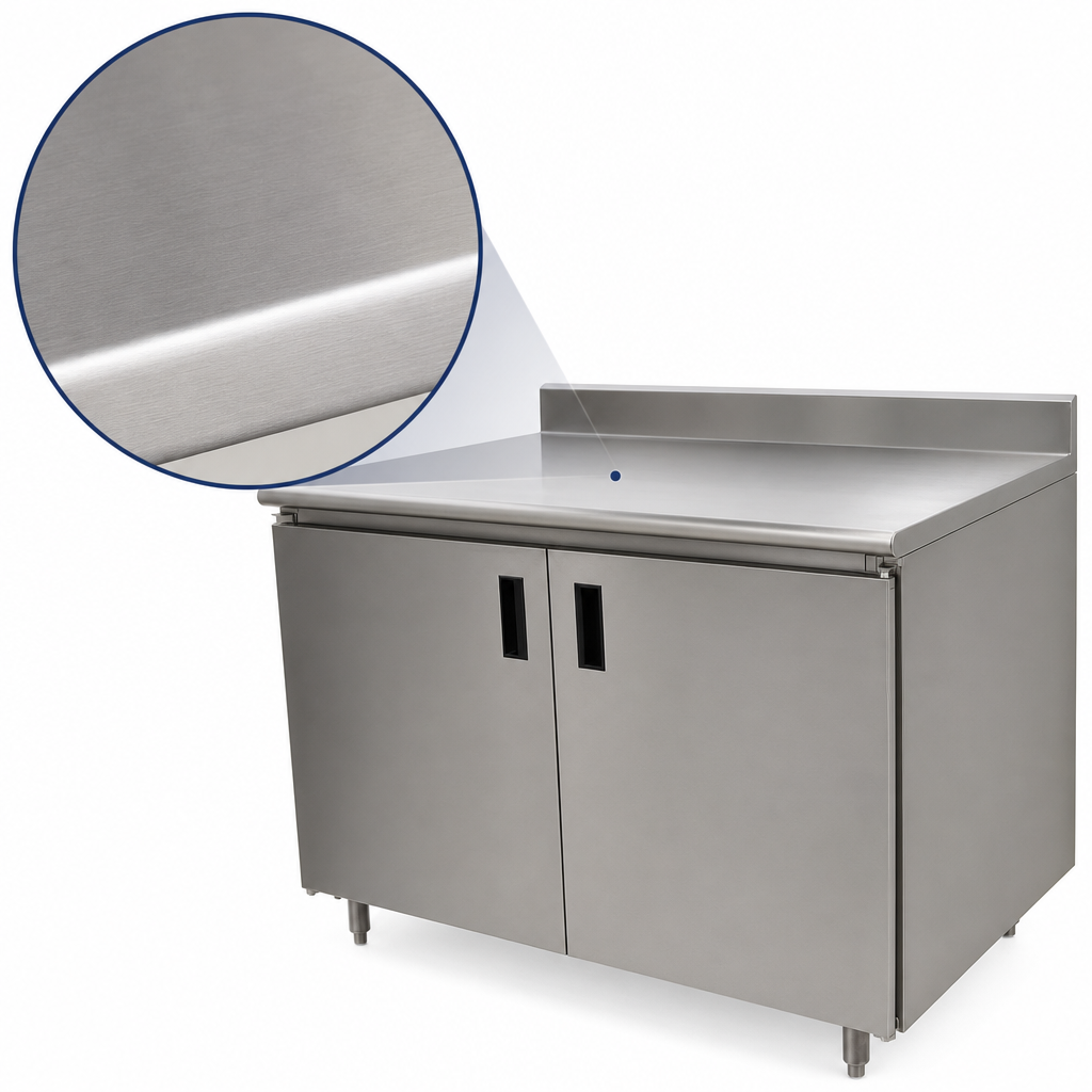 16 Gauge 304 Stainless Steel Top