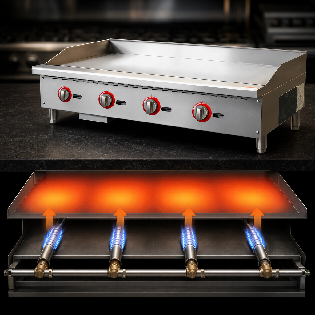Four Burner Heating System