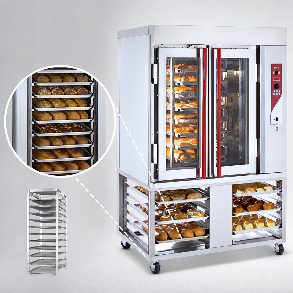 8-Pan Rack Capacity