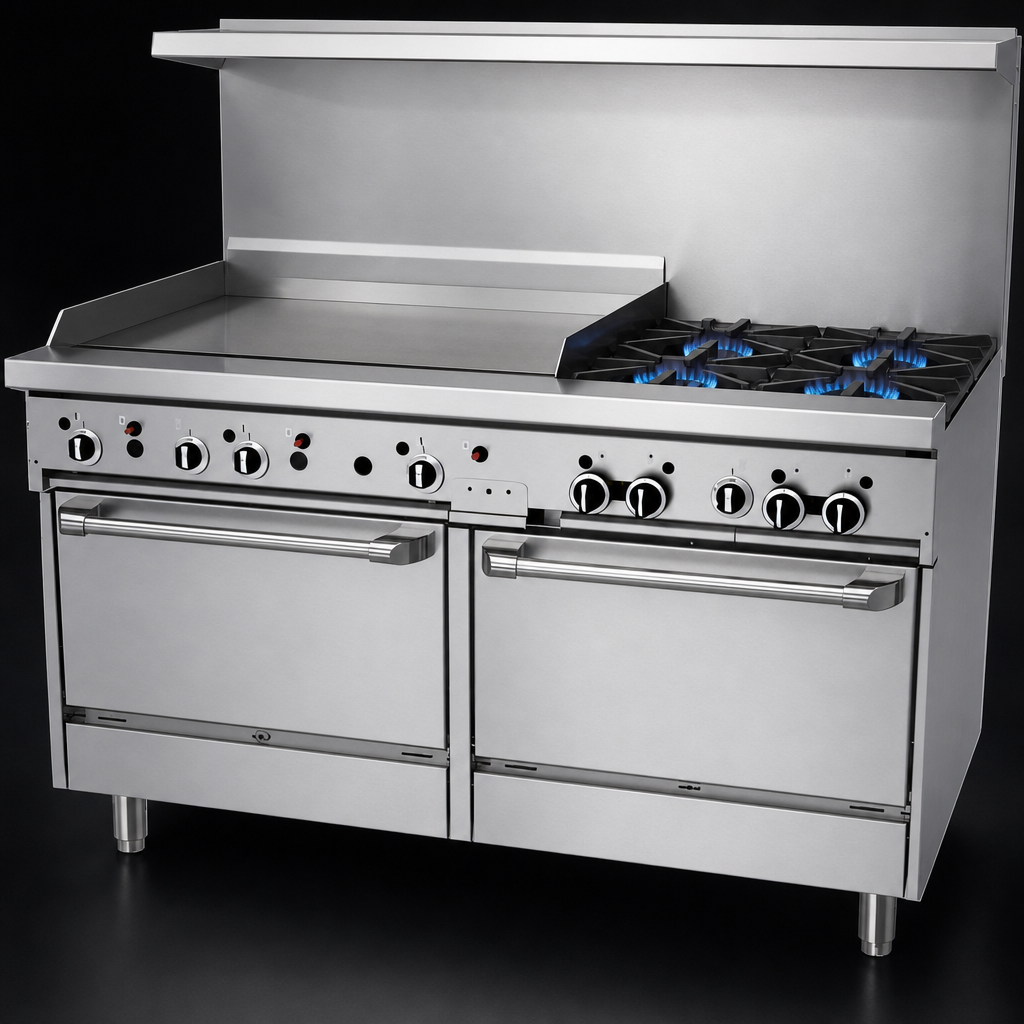 Four Open Burners