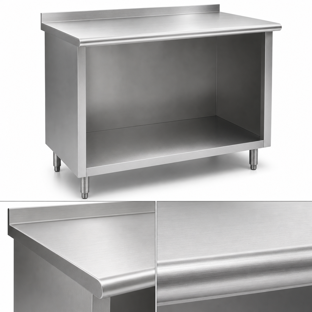 14-Gauge 304 Stainless Steel Top