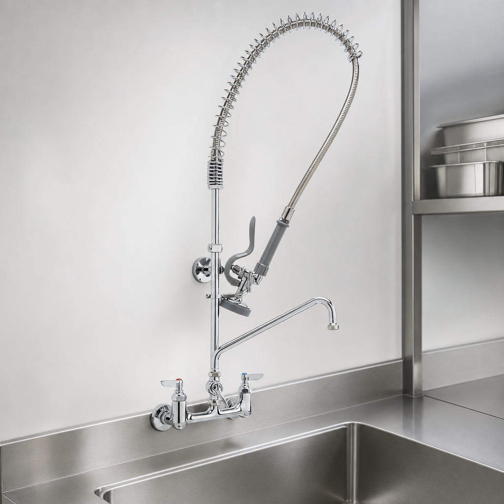 Wall-Mount Mixing Faucet
