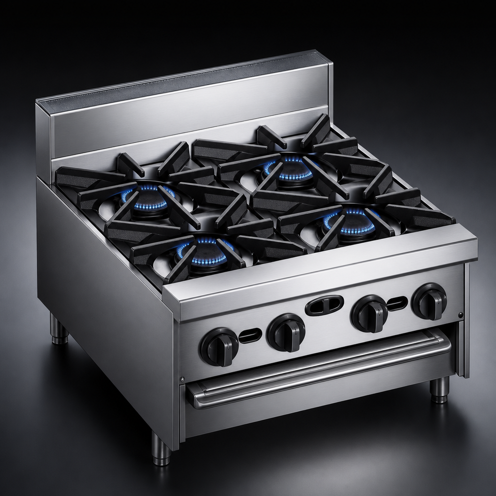 10 Open Burners