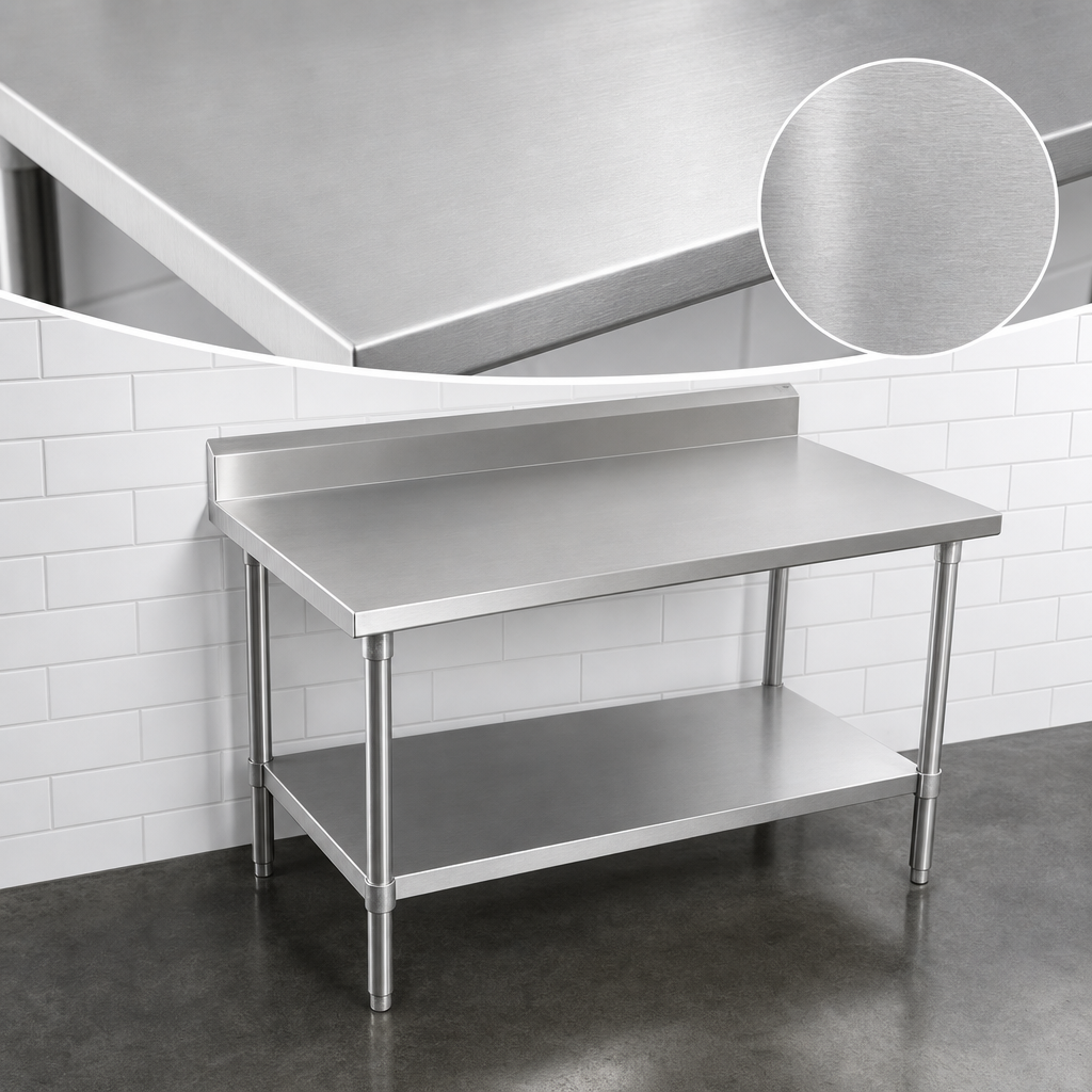16-Gauge Stainless Steel Top