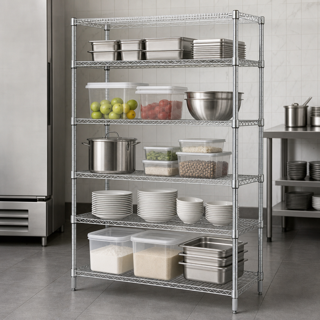 Five Wire Shelves