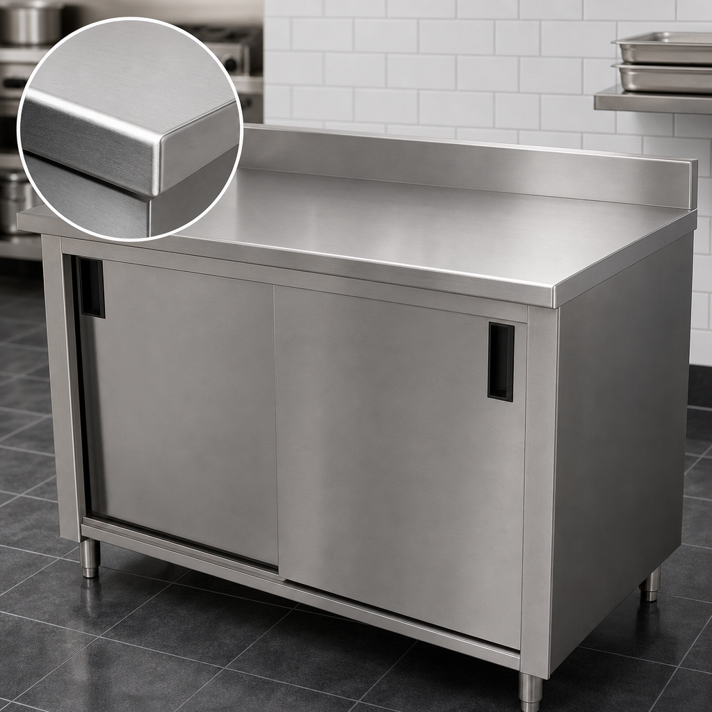 14-Gauge Stainless Steel Top