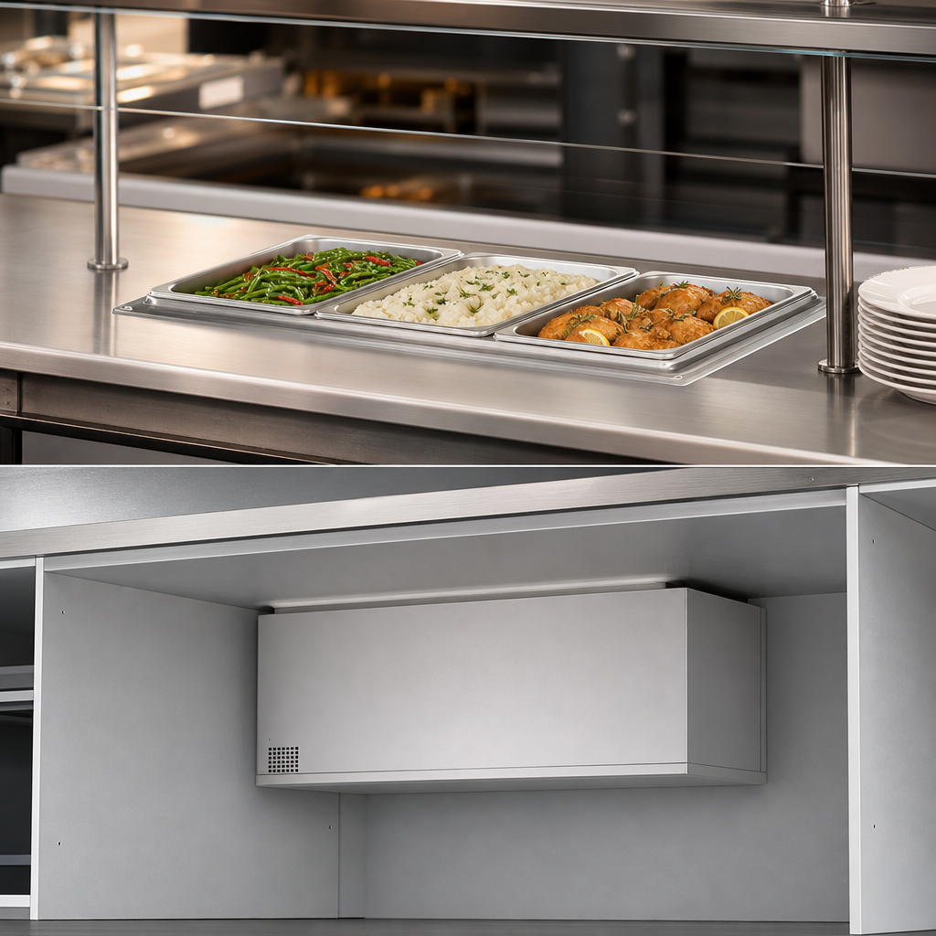 Built-In, Bottom-Mounted Design