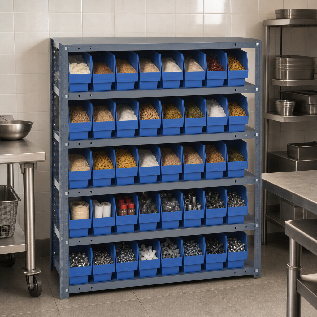 Five-Shelf Storage Layout