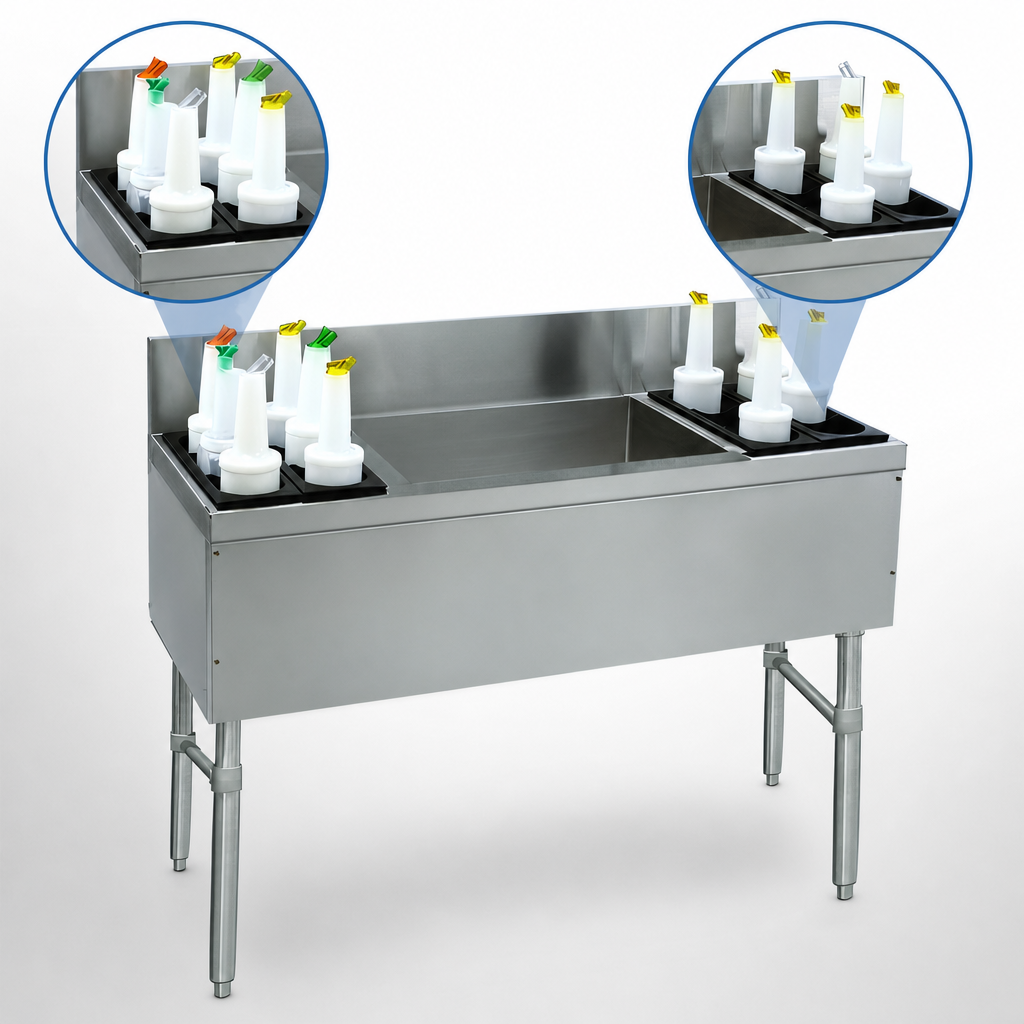 Dual Bottle Storage Racks