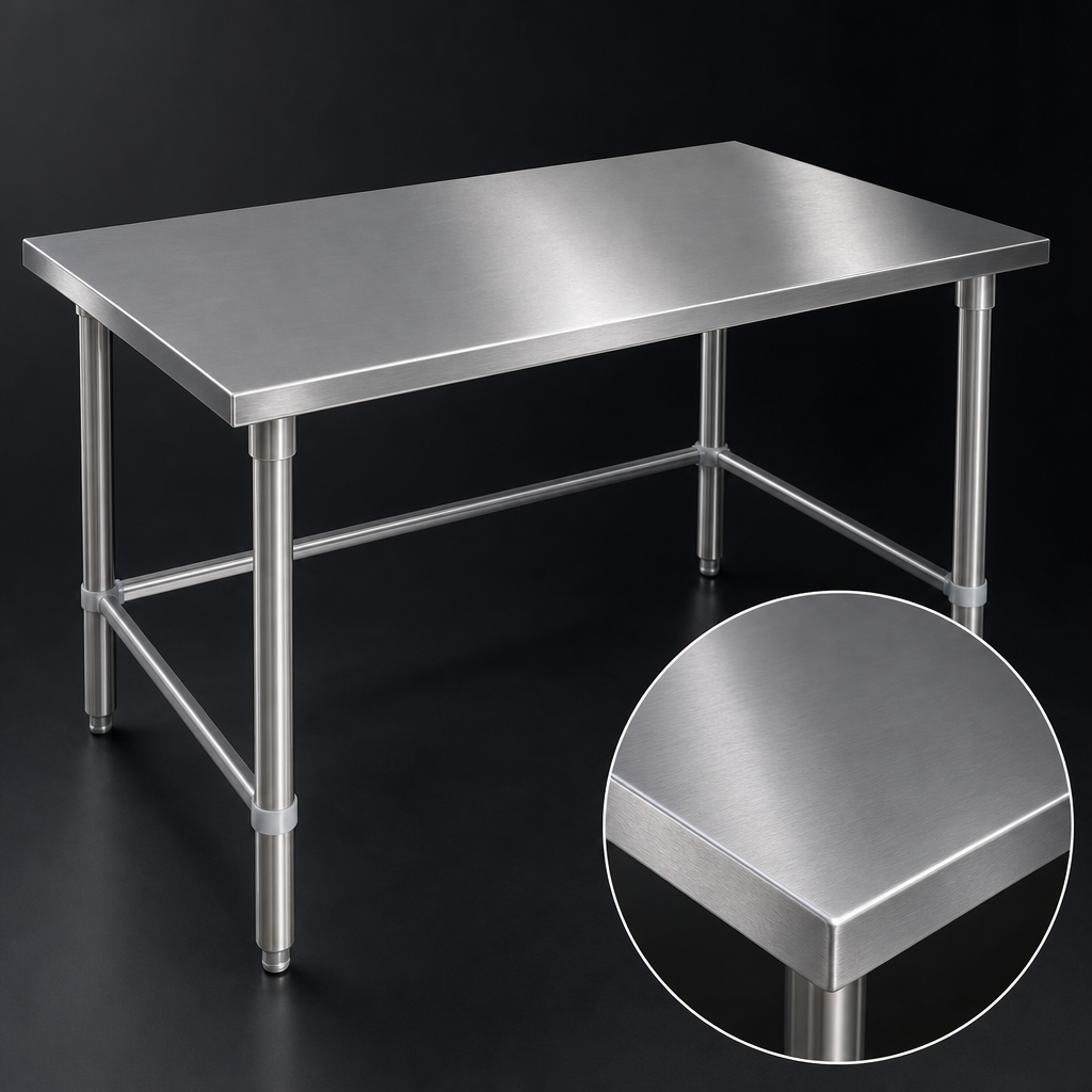 16-Gauge Stainless Steel Top