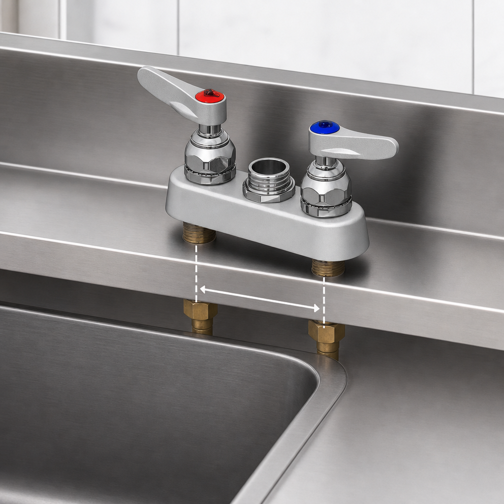 4-Inch Center Deck Mount