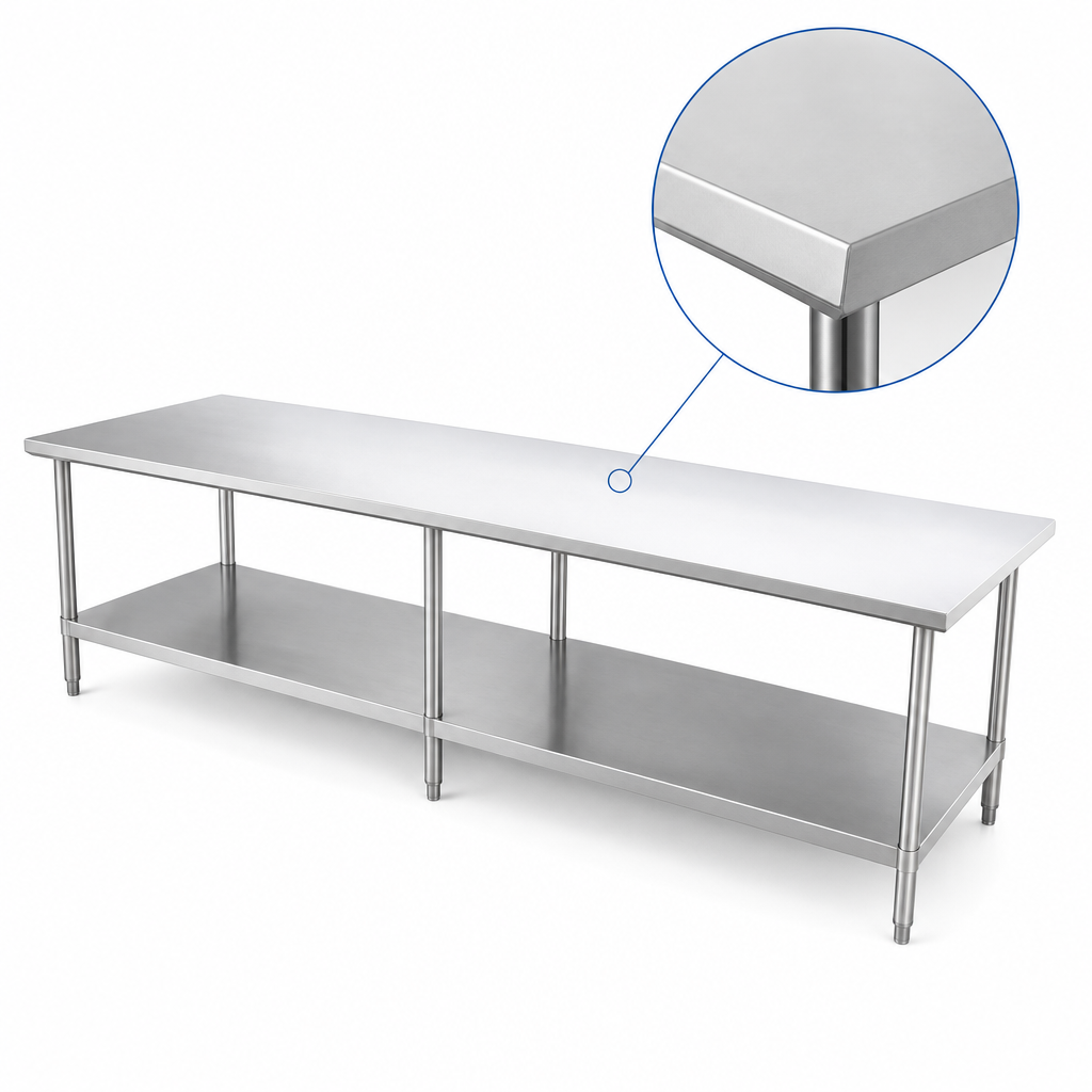 Reinforced Stainless Steel Top