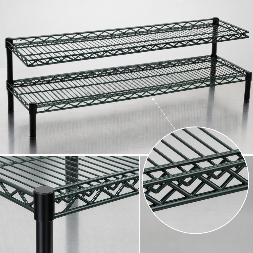 Patented QuadTruss Bottom Shelf