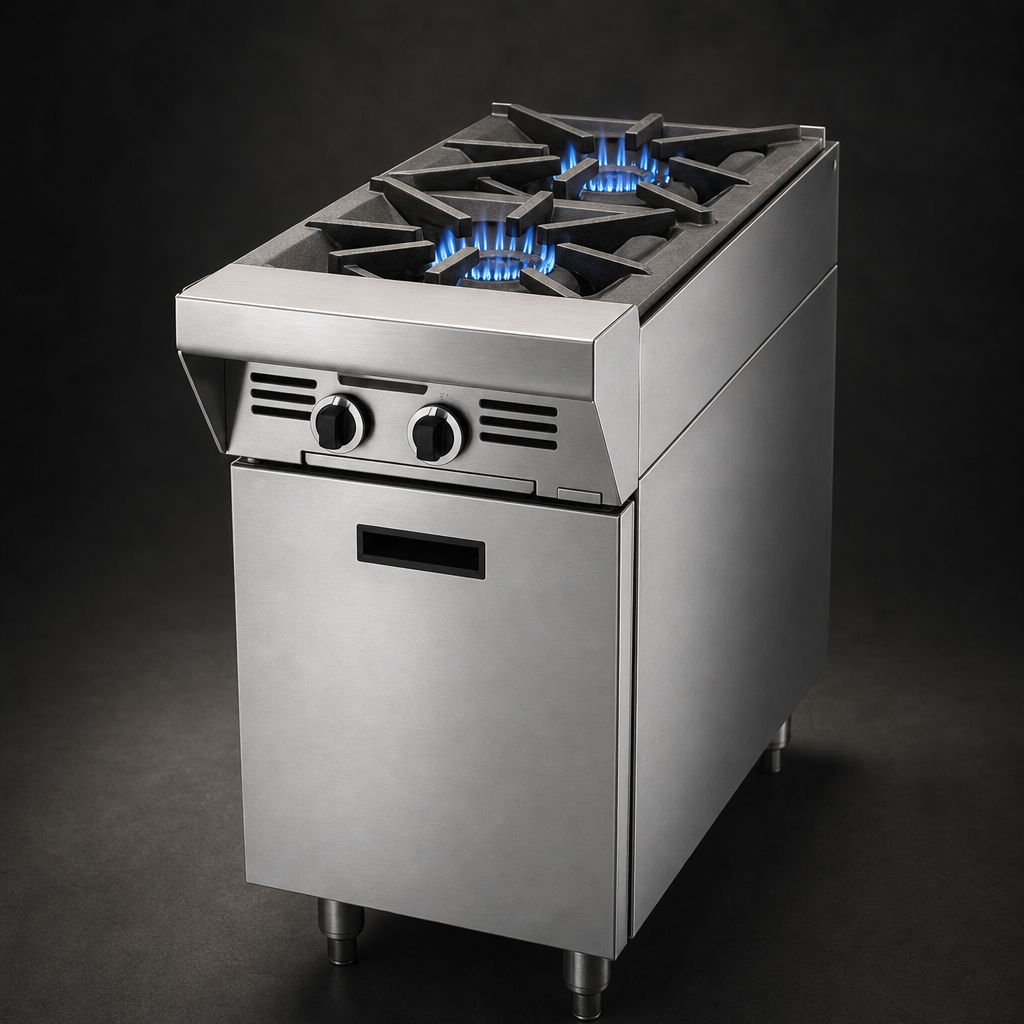 Two High-Output Open Burners