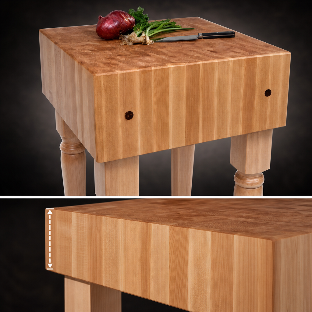 10-Inch Thick End Grain Top