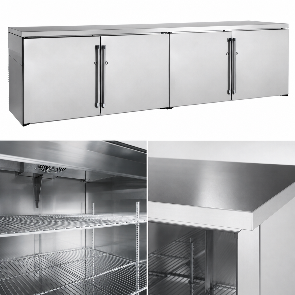 Stainless Steel Interior and Top