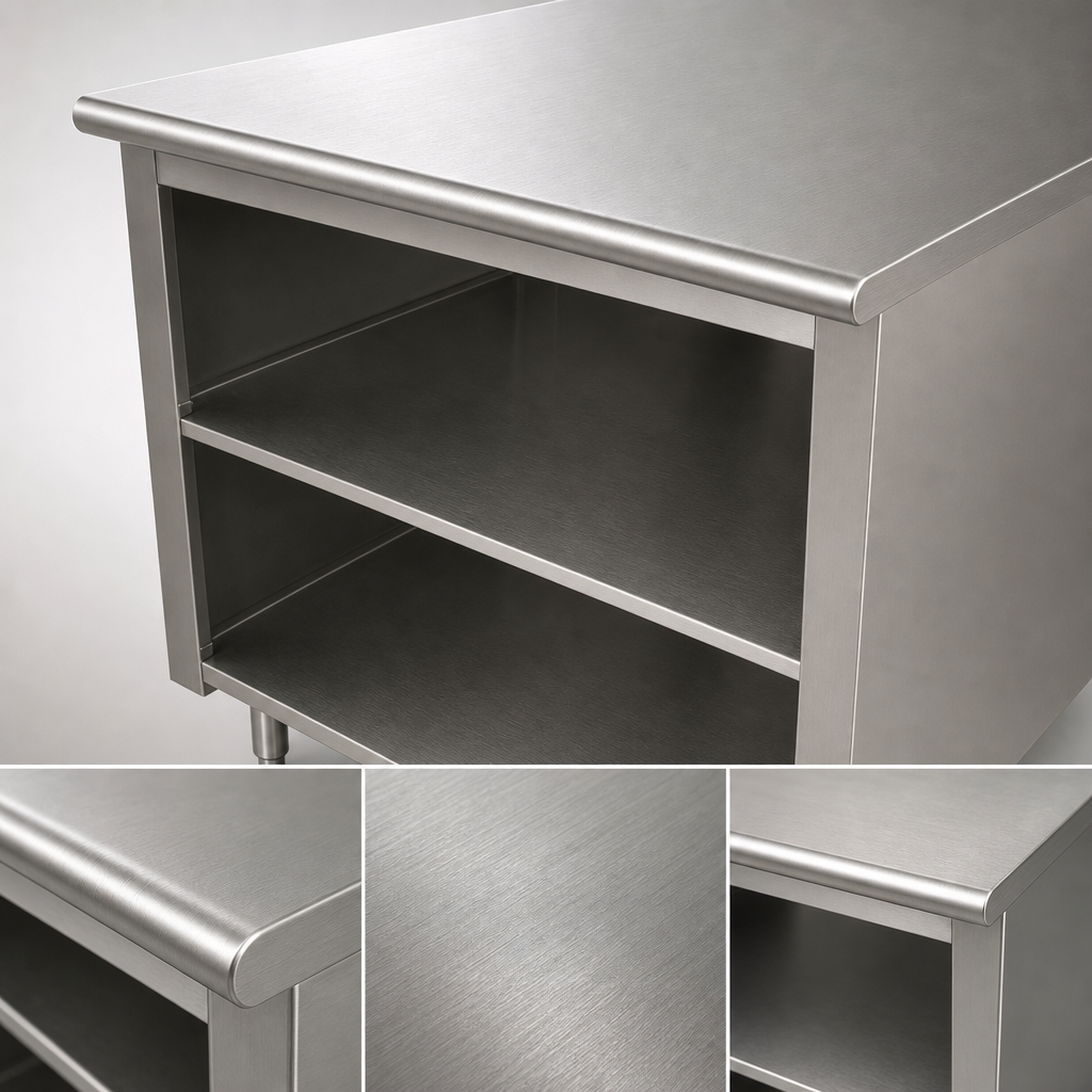 14 Gauge 304 Stainless Steel Top