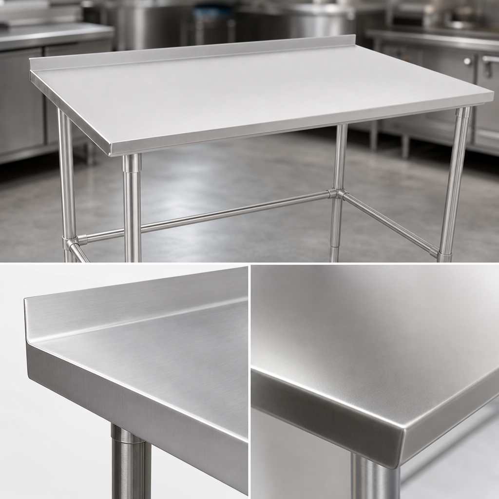 16-Gauge 300 Series Stainless Steel Top