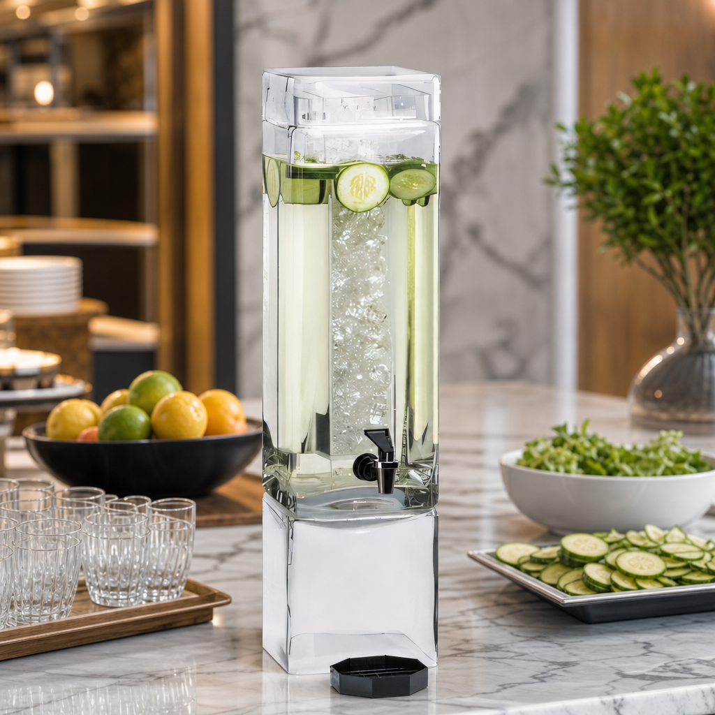 Square Clear Glass Body