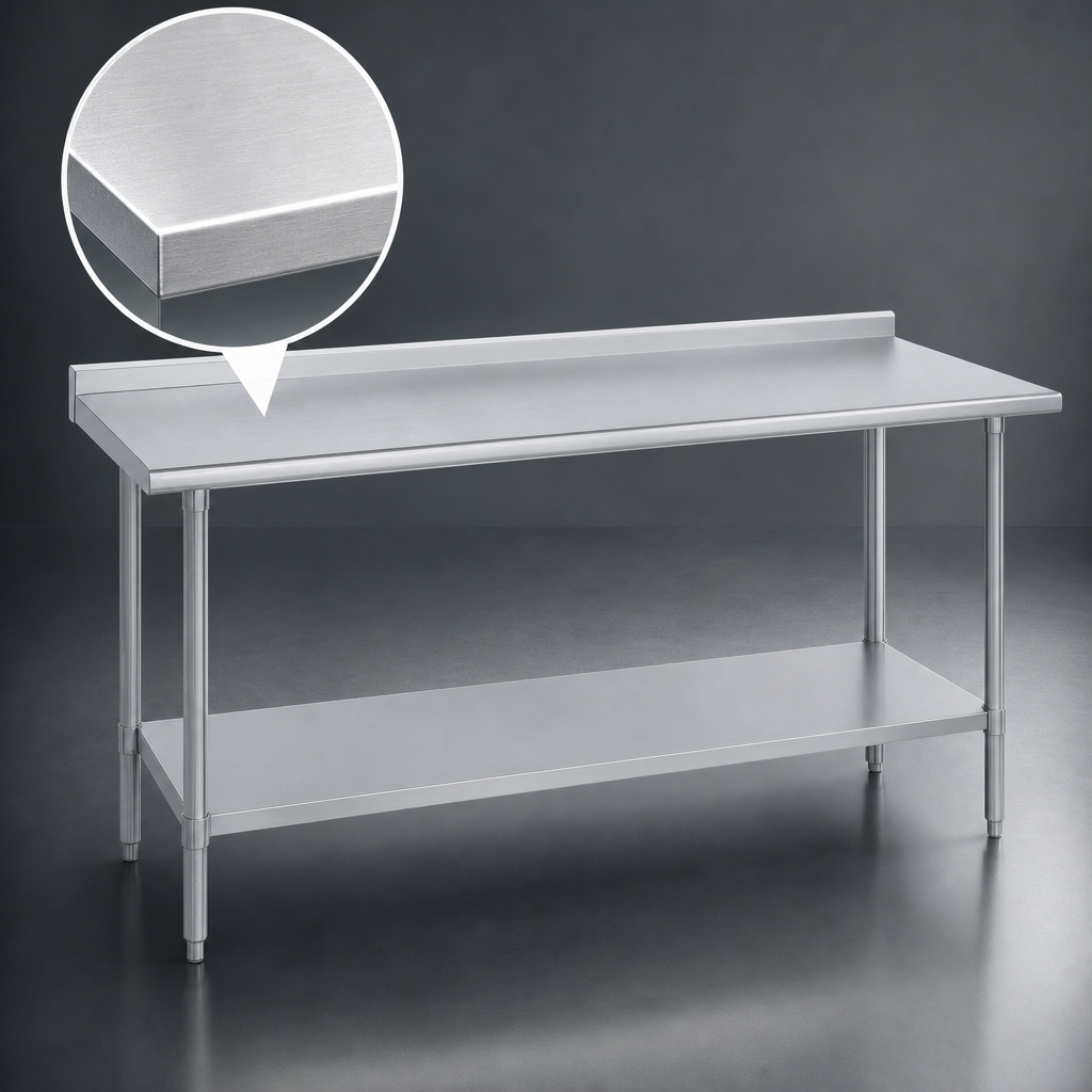 14-Gauge 300-Series Stainless Steel Top